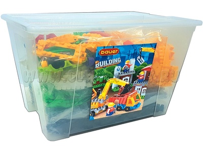 Конструктор Bauer "Стройка" (449 деталей)