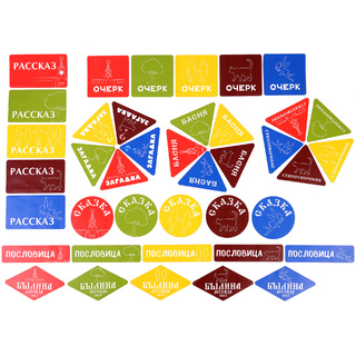 Набор магнитных карточек: "Жанры и темы"