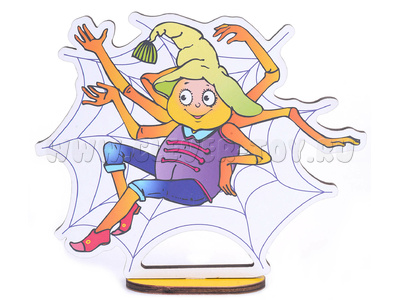 Персонаж средний "Паучок" (на подставке, крепление на Коврограф) - остатки