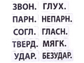 Набор магнитных карточек "Фонетический разбор с картинками"*